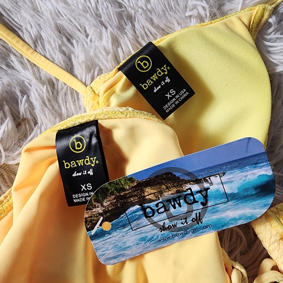 Yellow Triangle Bikini Set - Picture 10 of 11